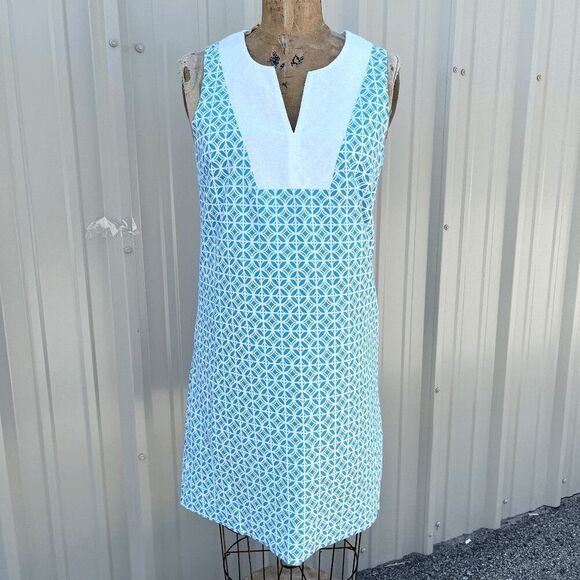 Pendleton Women's Vista Retro Floral Pattern Summer Sleeveless Shift Dress - SZ - Picture 1 of 11